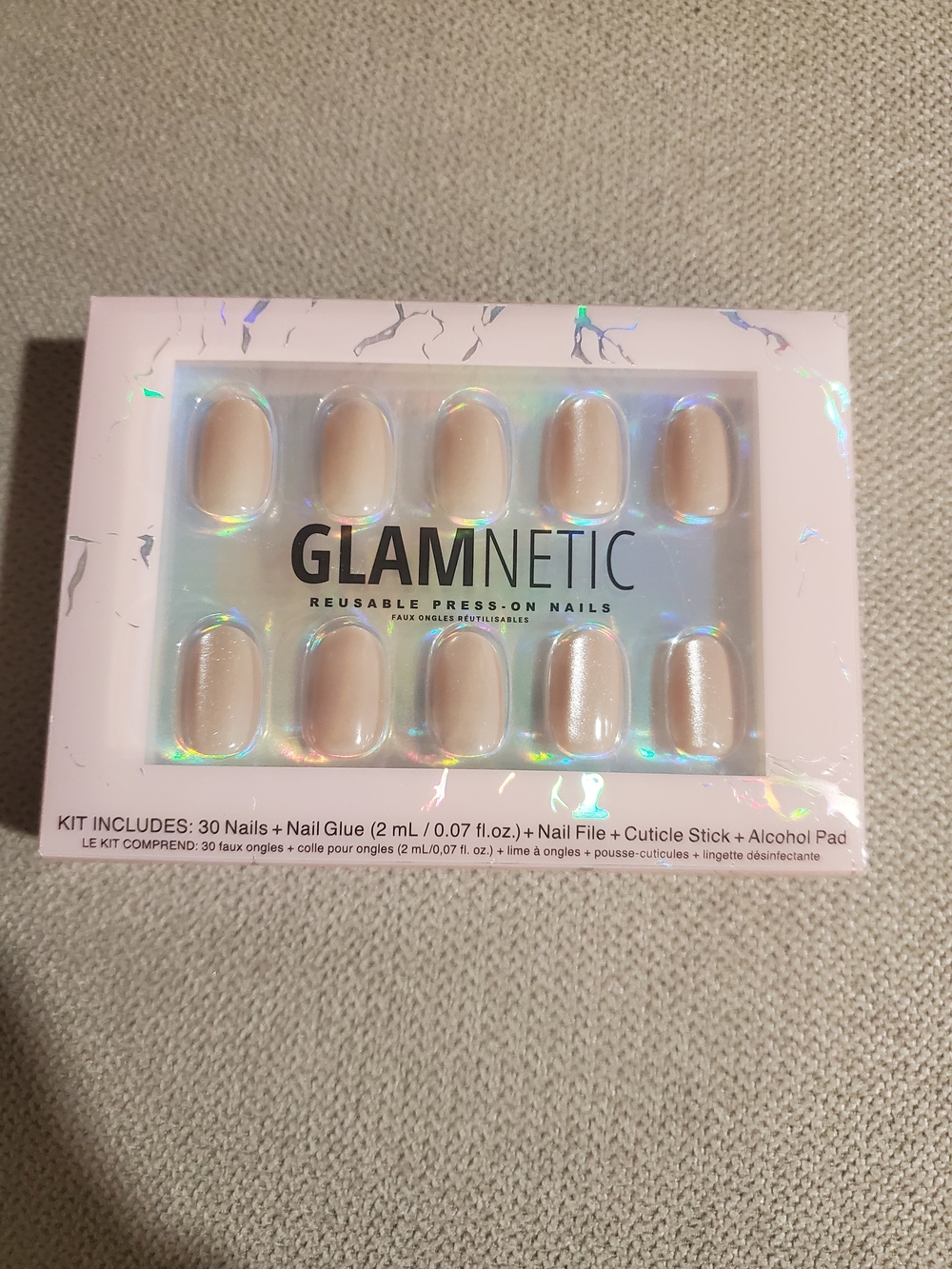 Glamnetic Press-On Nails in Nude Pearl